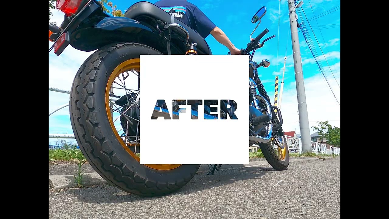 KAWASAKI W800 芯抜き動画 - YouTube