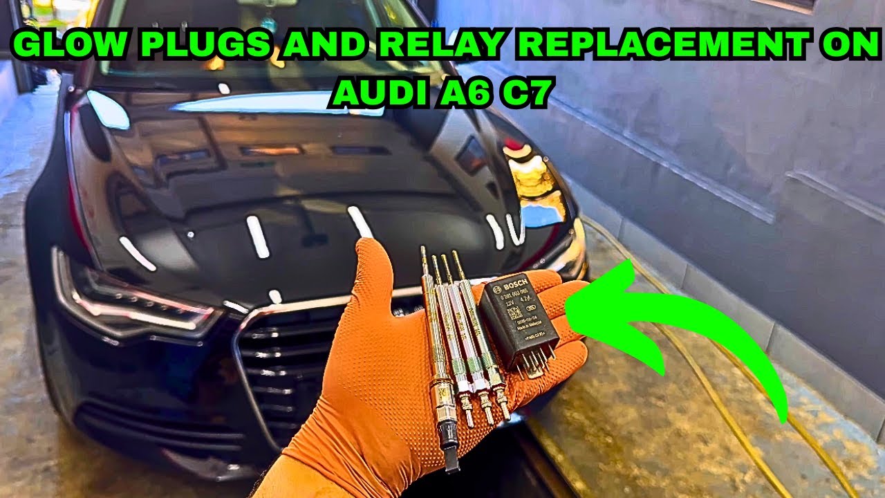 ЗАМЕНА СВЕЧЕЙ НАКАЛИВАНИЯ И РЕЛЕ AUDI A6 C7 ШАГ ЗА ШАГОМ В ЭТОМ ВИДЕОУРОКЕ!