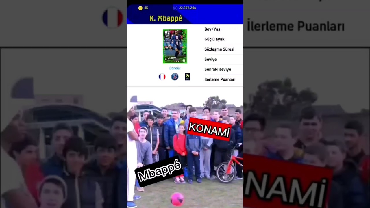 MBAPPÉ TOCA NA BOLA, KONAMI IMEDIATAMENTE...... POTW YES WOW \\o/ #efootball2023 #efootball2023mobile