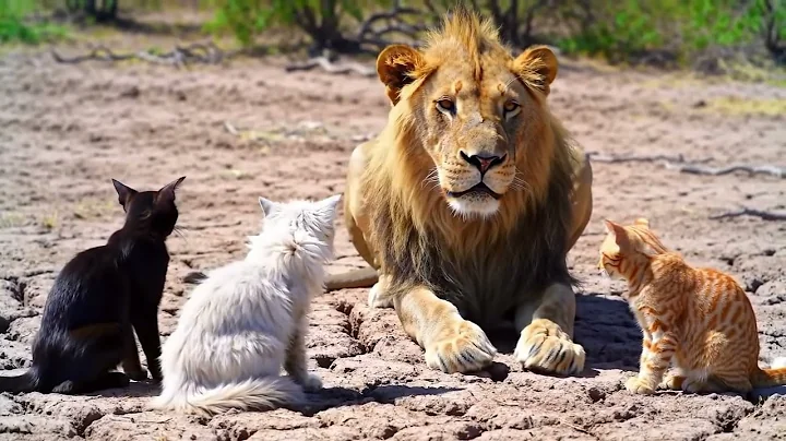 Video 8847831: african savannah, cat lion, cat house