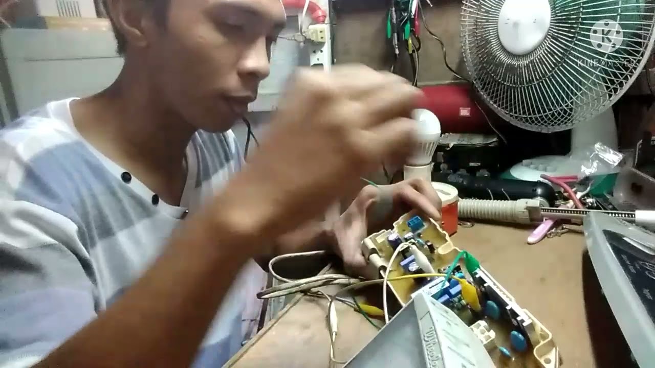 paano irepair ang board ng lg automatic washing no power