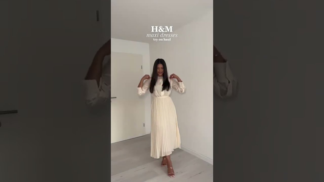 H&M Maxi dresses try on haul 😍 