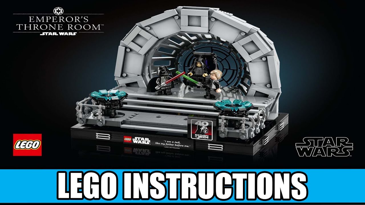 Star Wars | Emperor's Throne Room Diorama LEGO instructions