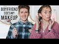 Boyfriend Does MY MAKEUP! | Brooklyn & Bailey