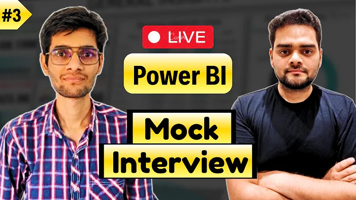 LIVE Mock Interview of a Fresher | Power BI | Data Analyst | EP 3