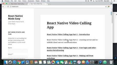 React Native Video Calling App Demo – Part 6