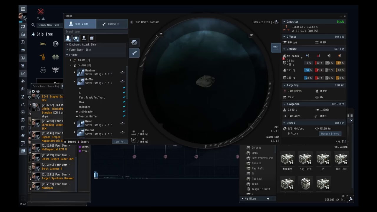 EWAR 101 Four Ohm Eve Online June 2019 YouTube