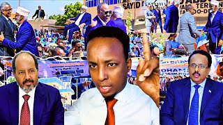 Deg Deg Xasan Sheekh Oo Farmaajo Si Xun Ugu Bah-Dilay Xamar & Saciid Deni Oo Farxad Weyn La..