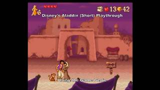 Disney's Aladdin (Invincible) Short Playthrough using the SNES Game Genie :D #Nintendo #SNES #Gaming