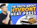 Htvront auto heat press for dtf unboxing tutorial  honest review