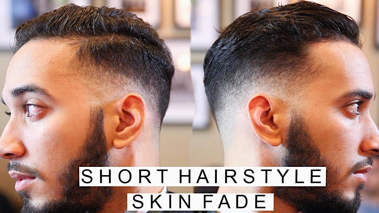 Popular Short Hairstyles for Men | Skin Fade /w Natural Part - YouTube