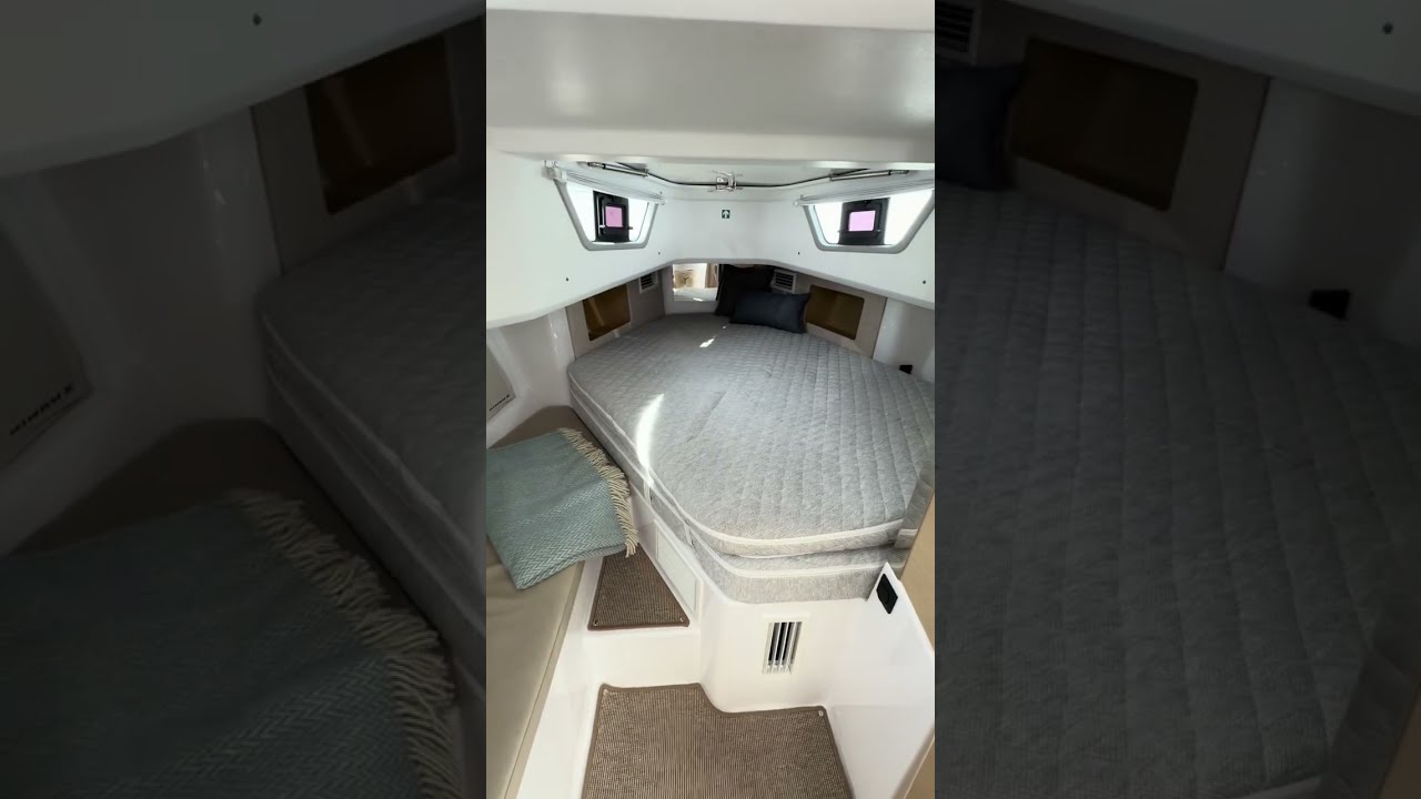 ⁣Nimbus 35 Sport Tender Cabins