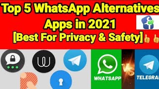 Top 5 WhatsApp Alternatives in 2021 [Best For Privacy & Safety]  | Explained tamil | RJ Siddharth