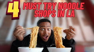4 MUST TRY NOODLE SHOPS in LA | Sawtelle Food Tour | (Killer Noodle, Tsujita, Marugame + More!)