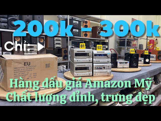 01/12/2023. Tiếp tục về hàng đấu giá Amazon Mỹ, Đài Victrola thương hiệu 110 năm sản xuất đồ Audio.