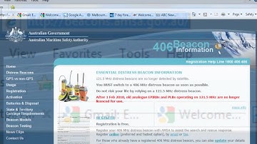 Epirb 406 Registration