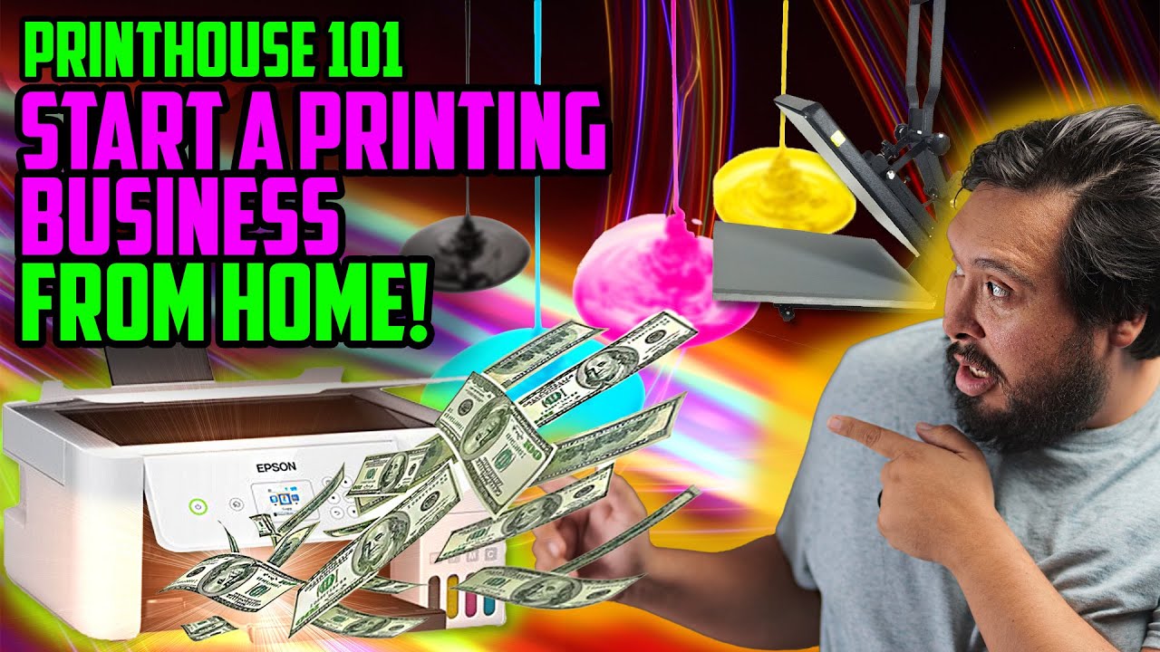 Print business from home, everything you need YouTube