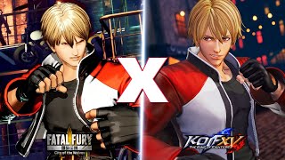 FATAL FURY COTW ▰ Rock Howard Gameplay Comparison With KOF XV