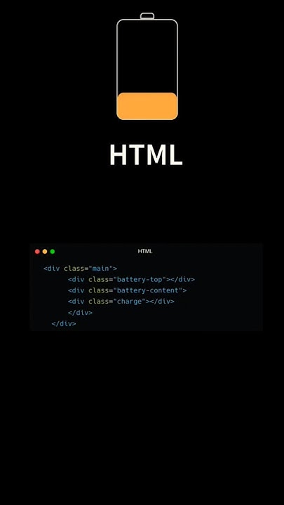 Charging configuration using | html+ Css+ Js|. #html #code. #html. # ...