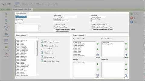 Sage CRM - Knowing What