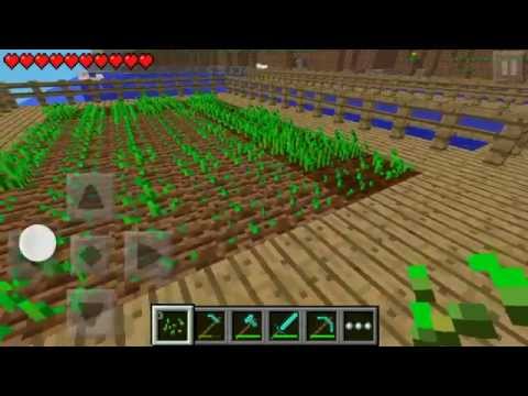 How to get/farm and harvest wheat seeds on minecraft pe 0.6.1 alpha UPDATED