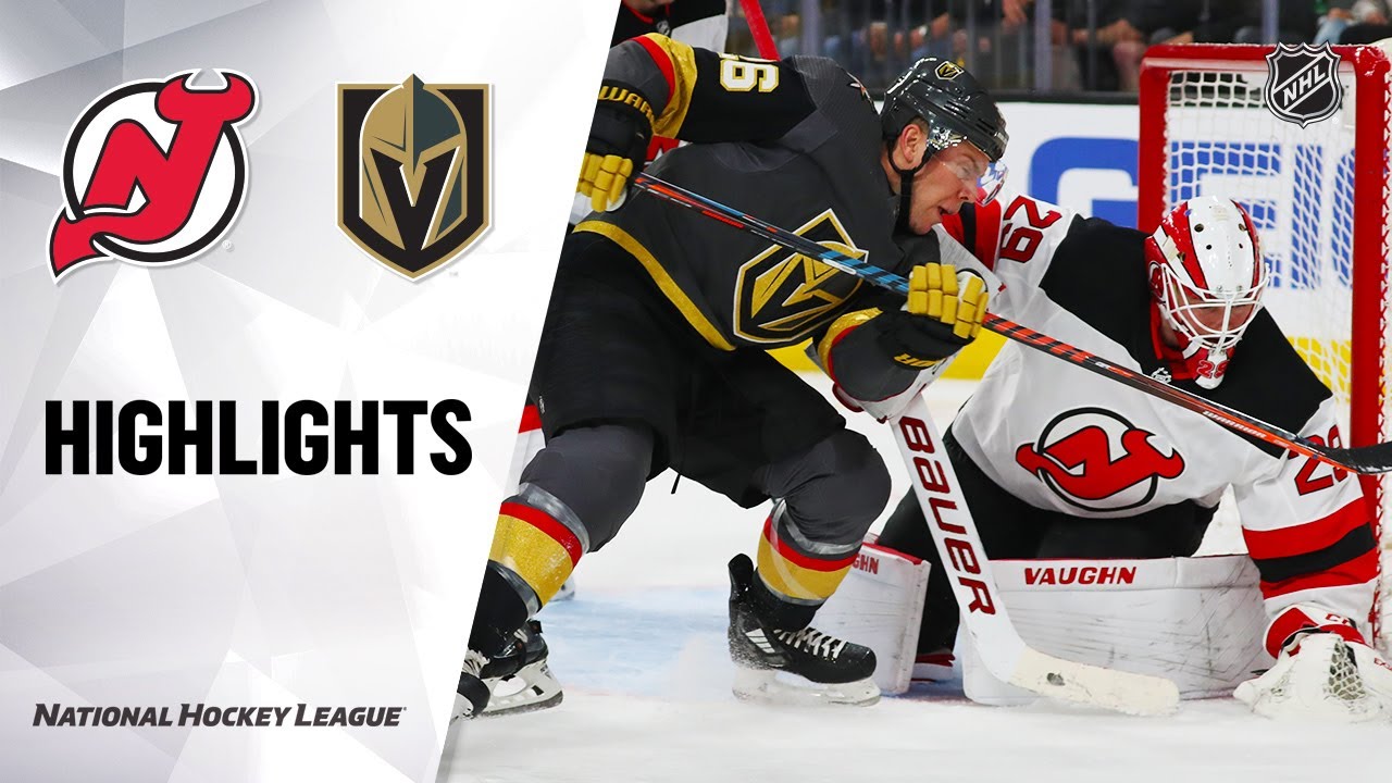 NHL Highlights | Devils @ Golden 