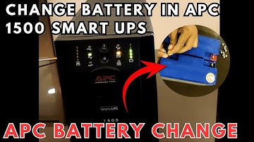 Replace Battery in APC 1500 Smart UPS