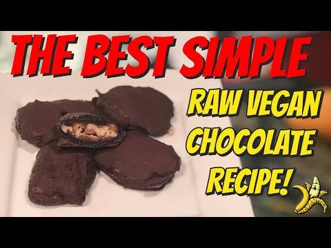 Raw Chocolate Recipe   Best Vegan Chocolate Ever!