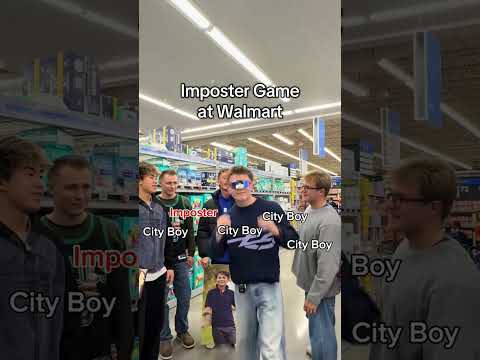 Imposter Game at Walmart - Word: City Boy #fyp #shortsfeed #funny #memes #ytshorts #games
