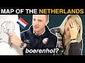 Do expats know the map of the netherlands