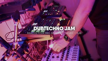 Dubtechno Jam | Elektron Analog Four MKII, Analog Rytm MKII, Soma Lyra 8 | 59 Perlen