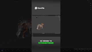Blender Rigging  Symmetrize Mesh with Bone Renaming