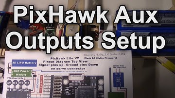 PixHawk AUX Outputs Setup for 14 Channels, Taranis X9D, X8R Receiver