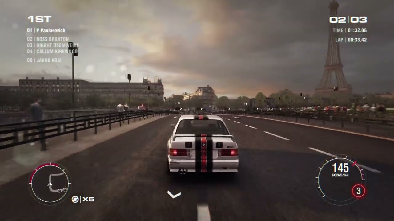 GRID 2: Paris Time Attack - Le Trocadero (BMW E30 Sport Evo) 