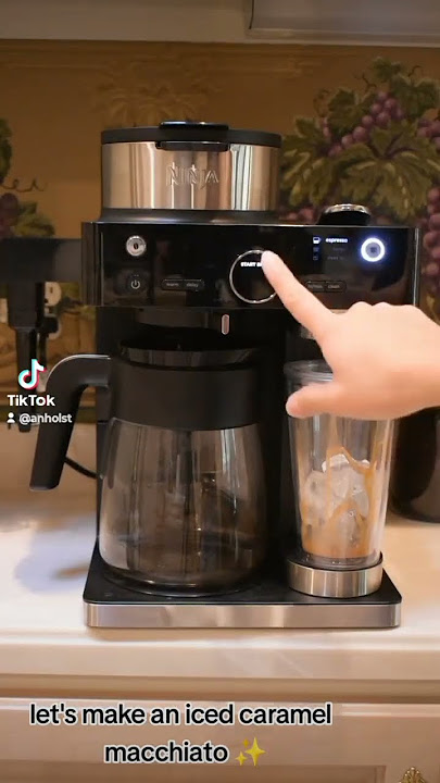 How To Make An Iced Caramel Macchiato In A Ninja Coffee Maker