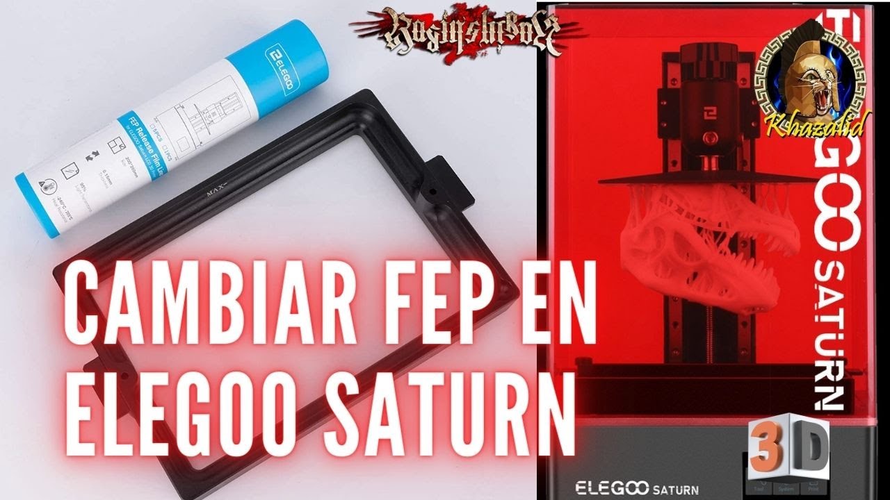 ✅CAMBIAR FEP ELEGOO SATURN✅Impresión 3d RESINA