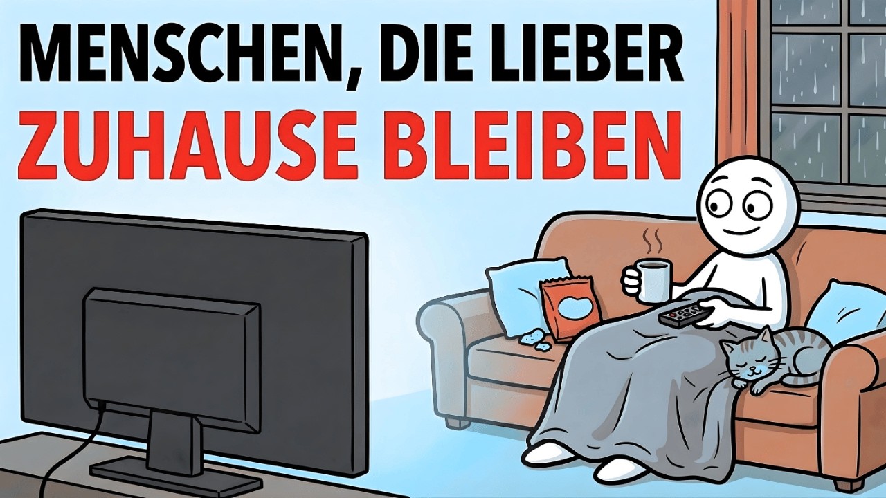Die Psychologie von Menschen, die gerne zu Hause bleiben