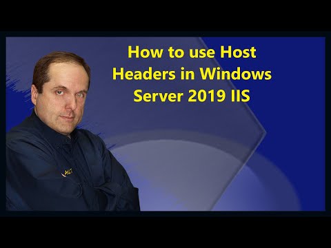 How to use Host Headers in Windows Server 2019 IIS