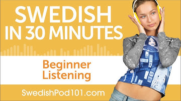 30 Minutes of Swedish Listening Comprehension for Beginner