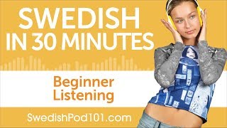 30 Minutes of Swedish Listening Comprehension for Beginner