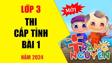 THI HỘI CẤP TỈNH - LỚP 3  - TRẠNG NGUYÊN TIẾNG VIỆT