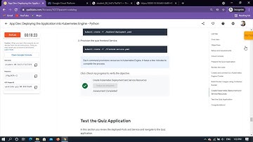 Qwiklab:App Dev: Deploying the Application into Kubernetes Engine - Python[GSP188]
