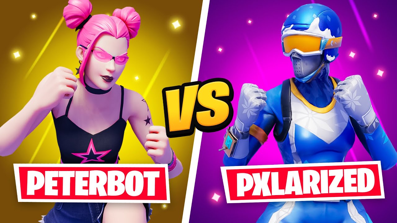 The Ultimate Fortnite 1v1 - Pxlarized vs. Peterbot - YouTube