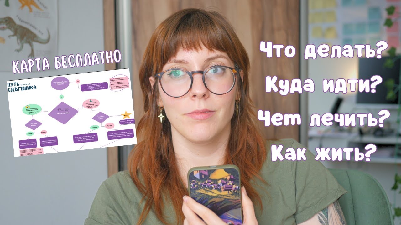 Что делать если у тебя СДВГ | тесты, лайфхаки, симптомы - YouTube