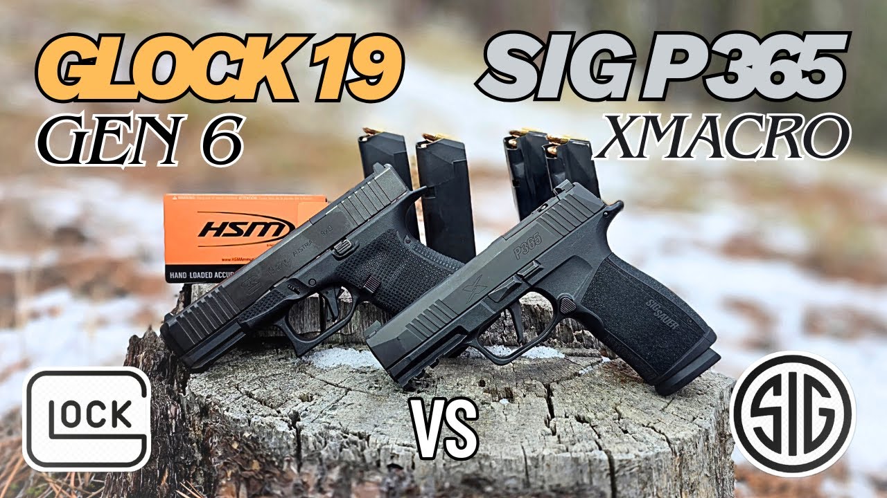 Glock 19 Gen 6 против SIG P365 XMacro: что лучше в 2026 году?