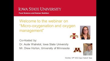 Micro-Oxygenation & Oxidation Management