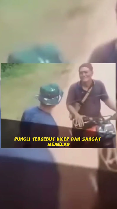 Apes, Pelaku Pungli Ketemu Tentara Di Jalan, Di Bentak Sampai Melas, Beruntung Tidak Di Hajar