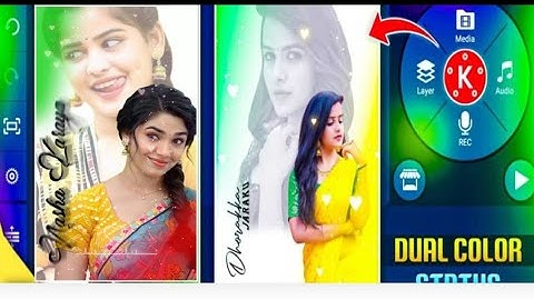 Full Screen dual Colour Amazing Video Editing in Kinemaster | Kinemaster Video Editing Tutorial 2022