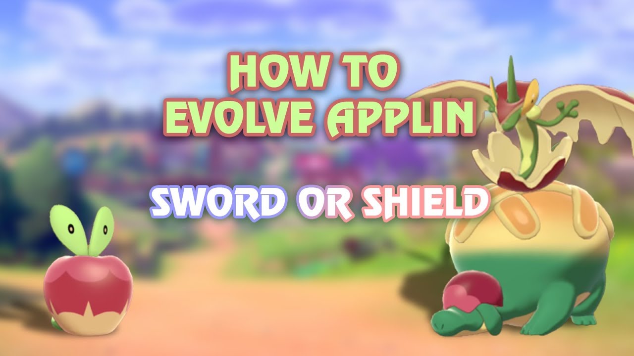 How to Evolve Applin in Pokemon Sword or Shield - YouTube