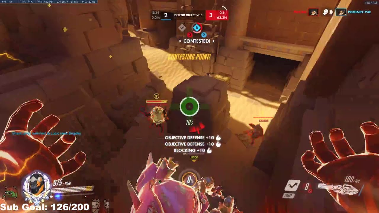 CLONEMAN16 WINSTON OVERWATCH GAMEPLAY SEASON 35 TOP 500